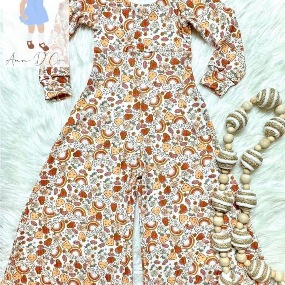 Kids Patterned Jumpsuit
